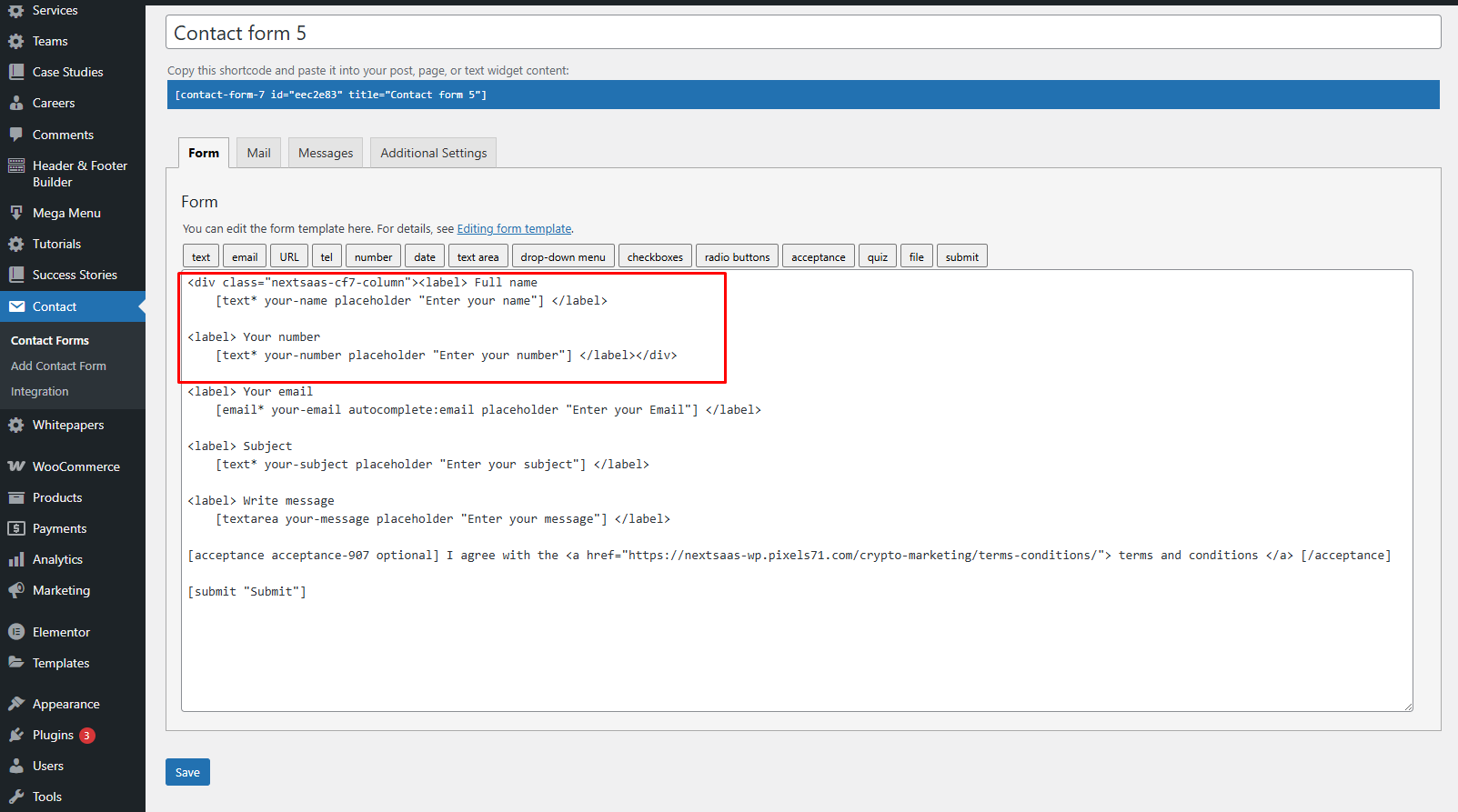 Contact Form 7 GSAP Animation Panel!
