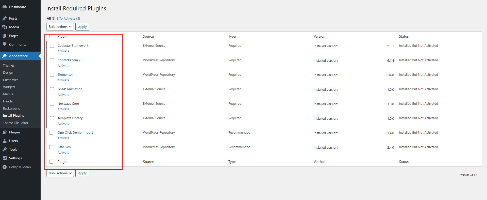 Install Plugins Install Plugins!