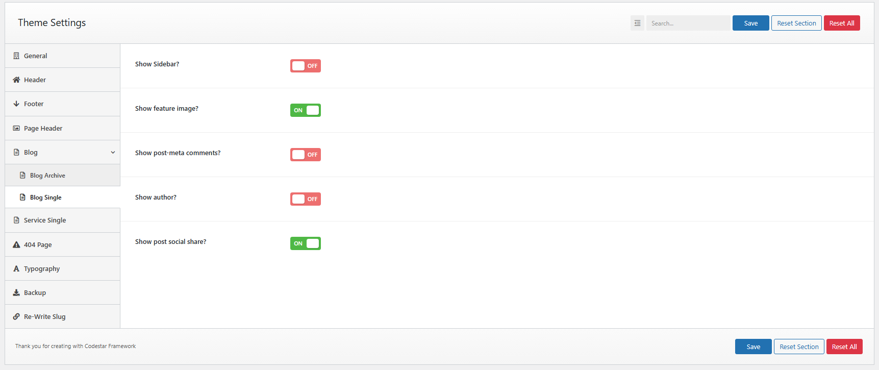 Blog Single Settings Blog Single Settings!